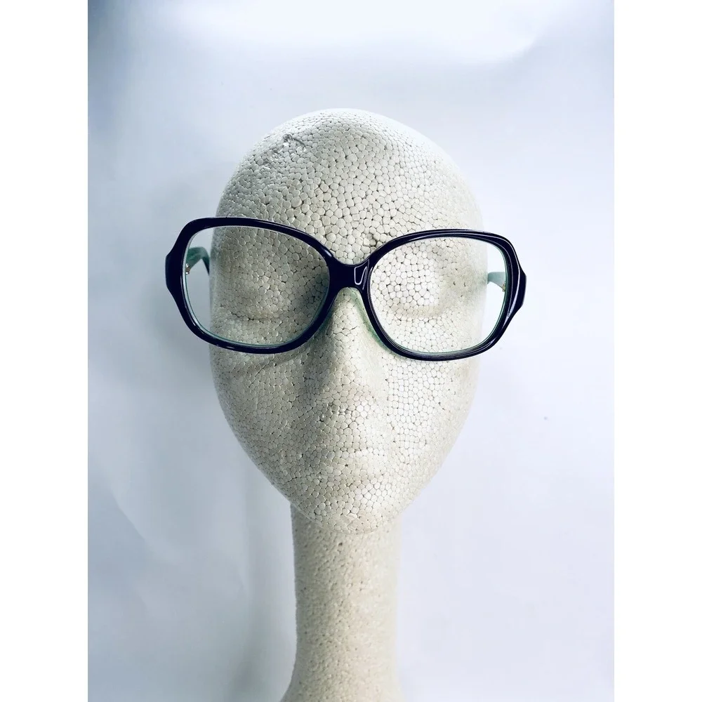 Kate Spade Brown Amber Oval Eyeglasses Blue Teal Interior Carmel 58 15 135